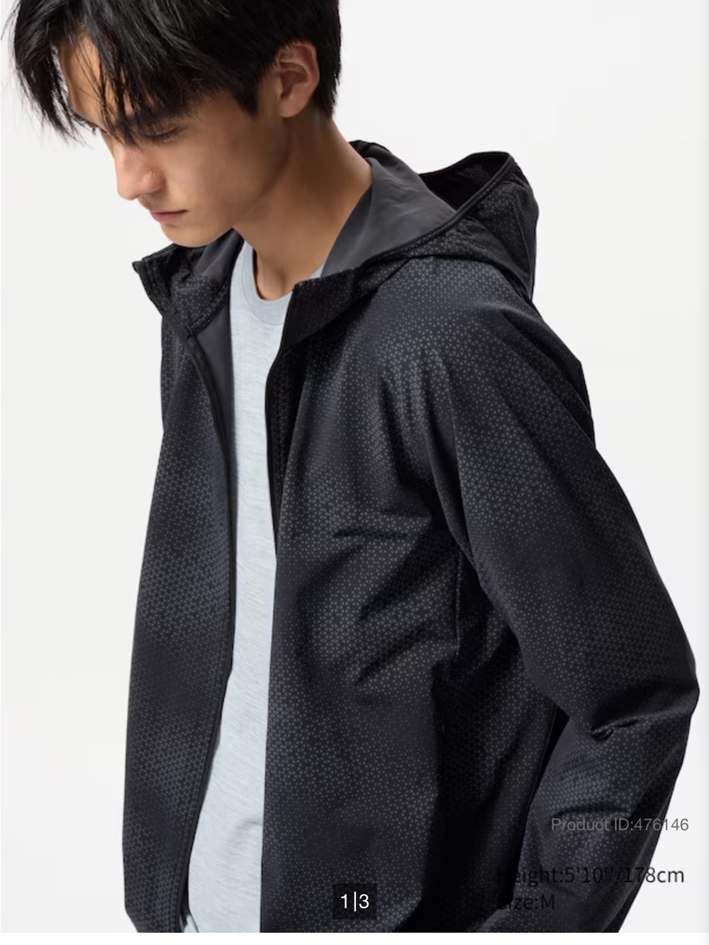 Uniqlo DRY-EX UV Protection Full-Zip Hoodie | Printed(Unisex)